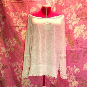 INC off shoulder beaded top